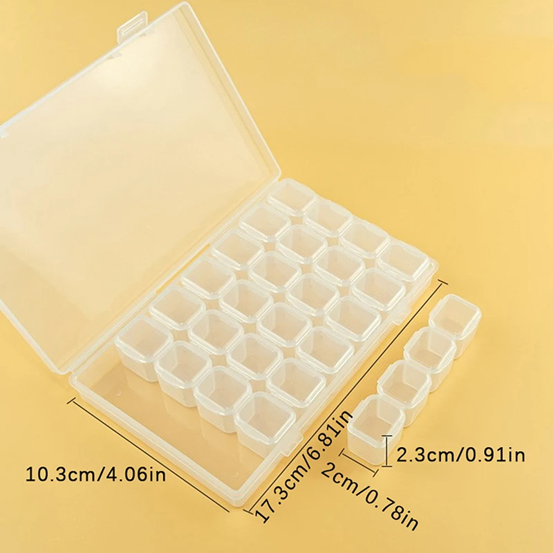 Квадратные органайзеры для украшений 28 ячеек