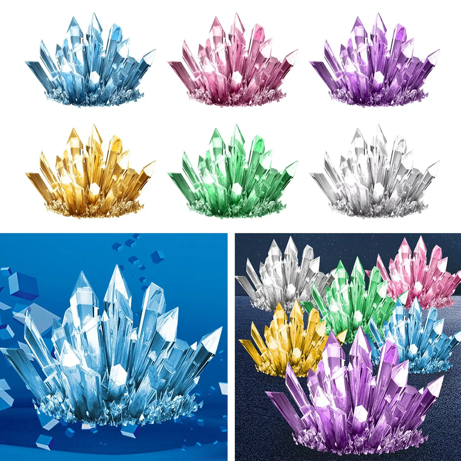 

Magic Growing Crystal Christmas Presents Novelty Kit for Kids