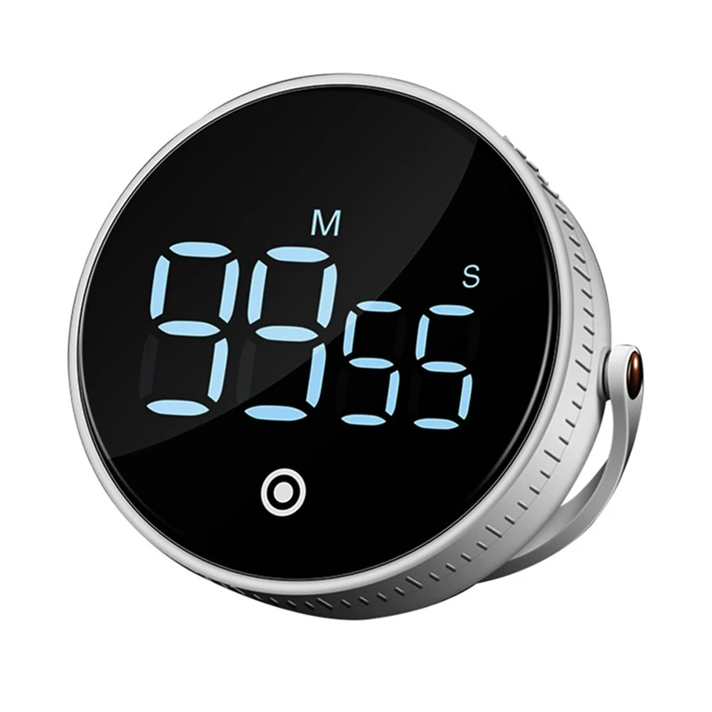 

Kitchen Egg Timer LED Digital Manual Countdown Alarm Clock Mechanical Cooking Timers Cooking Shower Study Stopwatch