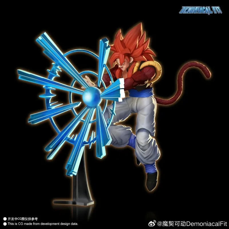 Фото Фигурка Demoniacal Fit Gogeta Dragon Ball GT Super Saiyan 4 Gogeta 3.0, аниме-фигурки, модели, игрушки, подарки №4