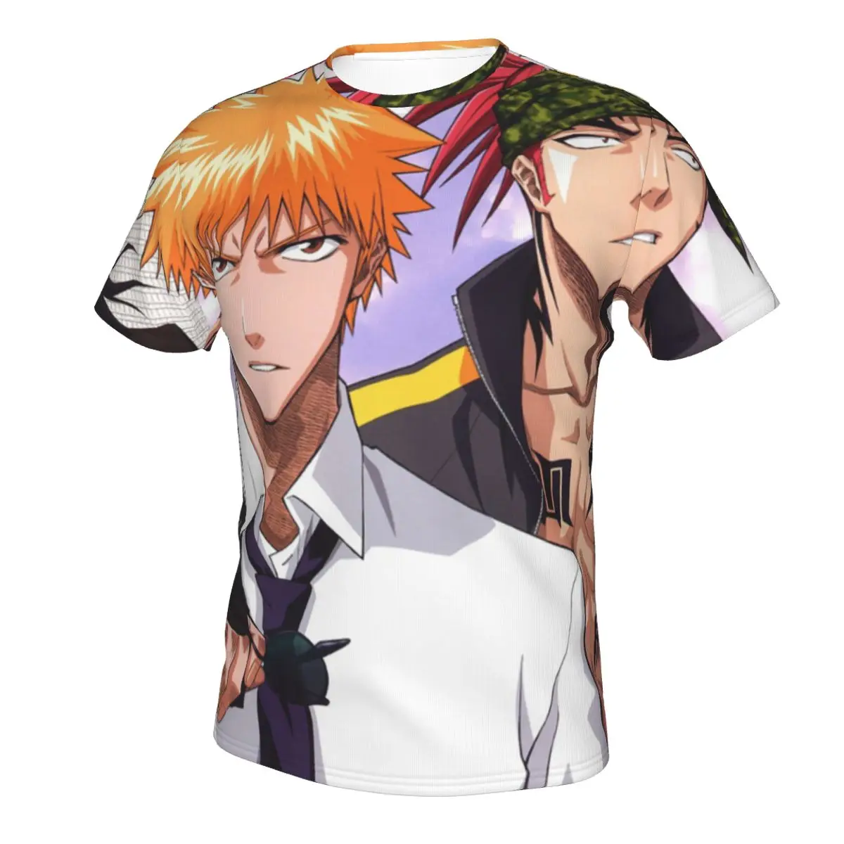 

3D Bleach Anime 3D Full Printed T Shirt for Men Polyester Leisure T-Shirt Demon Death Game Tee Short Sleeve Clothing Gift Idea