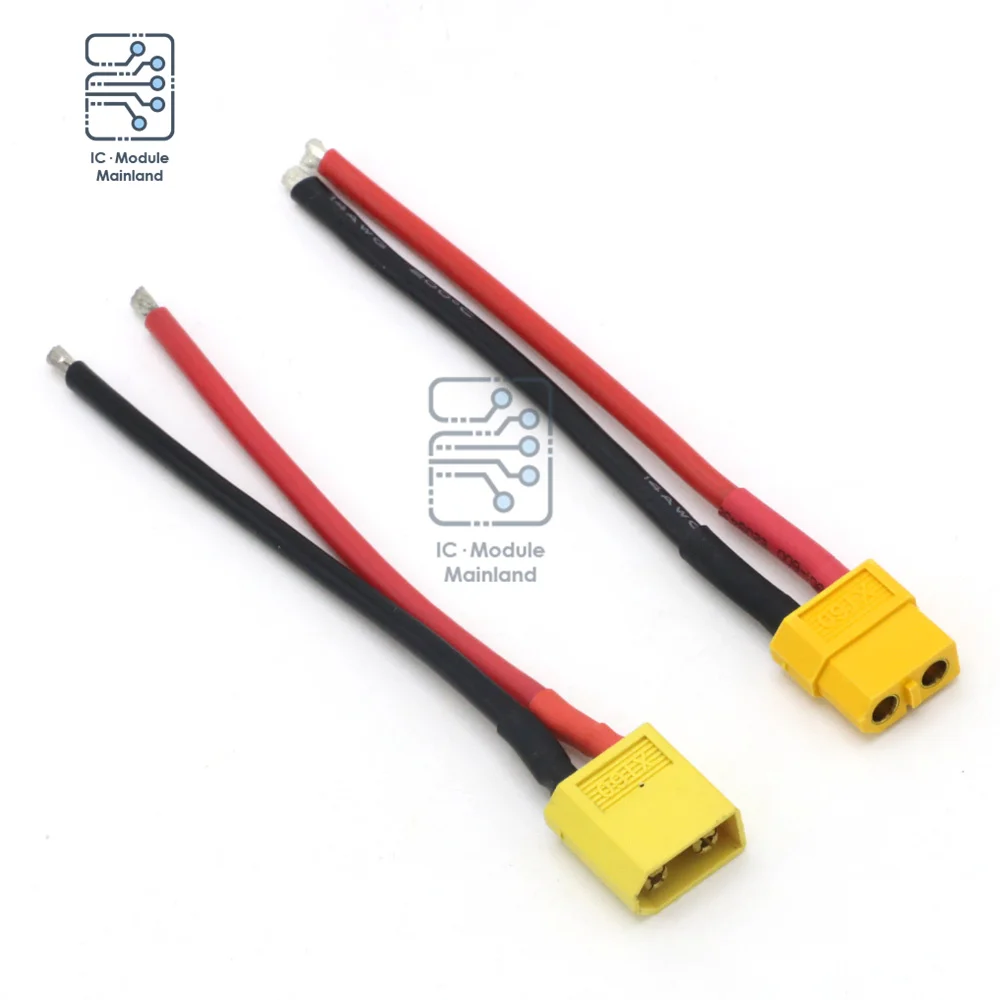Соединитель 1PCS XT60 с кремниевым проводом 10CM 14AWG для литиевых батарей Rc на БПЛА Rc