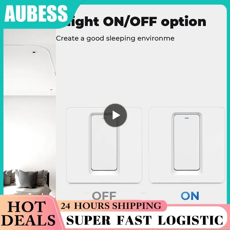 

Push Button Switches Voice Control 1/2/3 Gang Smart Scene Switch Smart Life App Works With Alexa Google Home Tuya Zigbee Timer