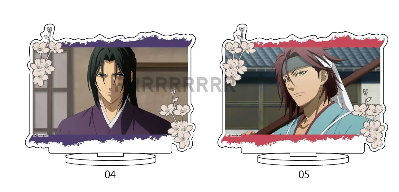 Фигурка Аниме Hakuouki стоящая кукла Hijikata Toshizo Okita Souji Harada Sanosuke акриловая модель на
