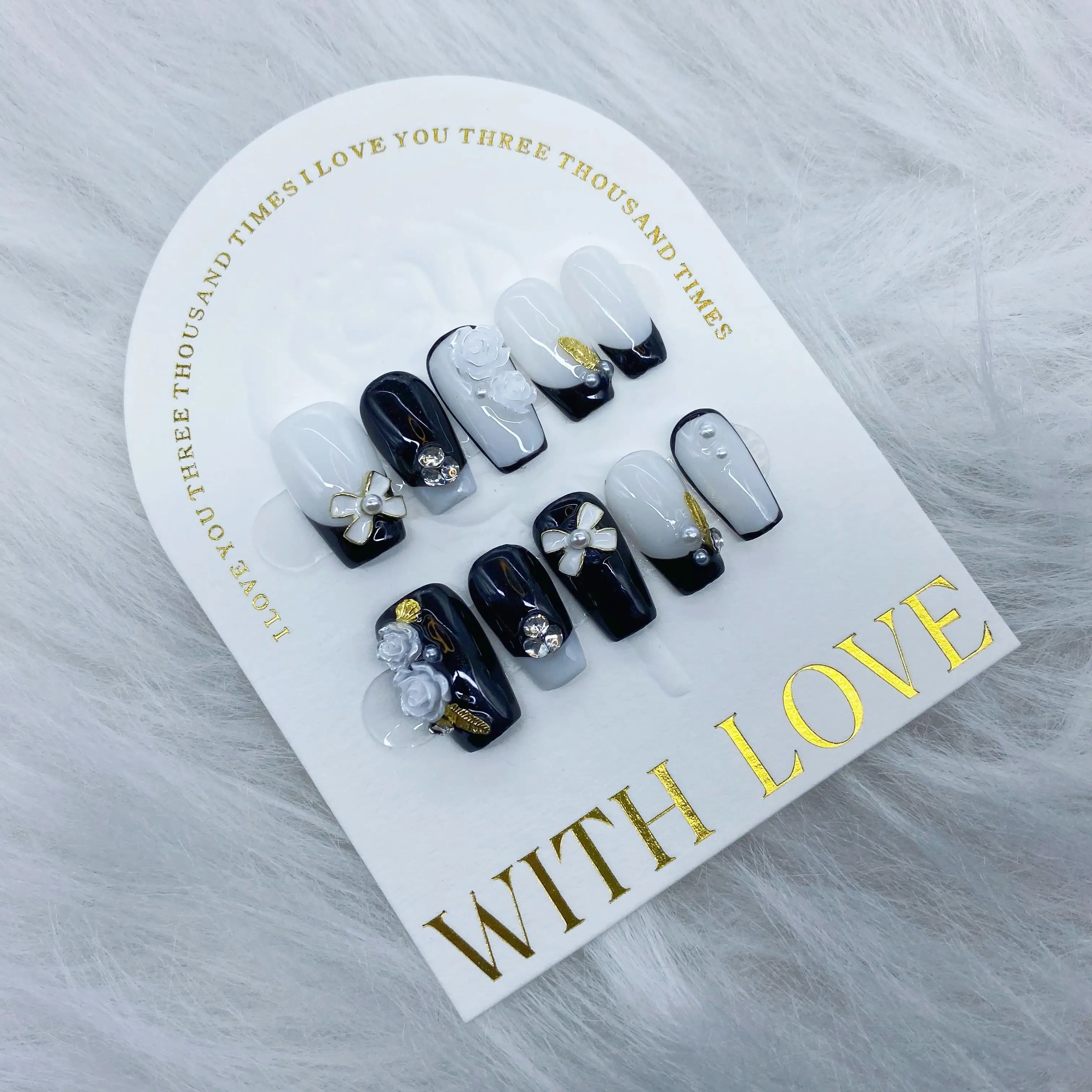 Французская камелия Noir Elegance Съемный отбеливающий съемный многоразовый