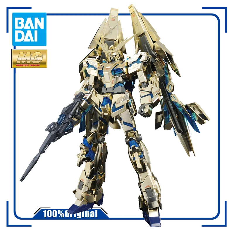 

BANDAI MG 1/100 RX-0-03 единорог Gundam 03 Phenex, гальваническая экшн-игрушка, фигурки в сборе, набор моделей, праздничный подарок для мальчика