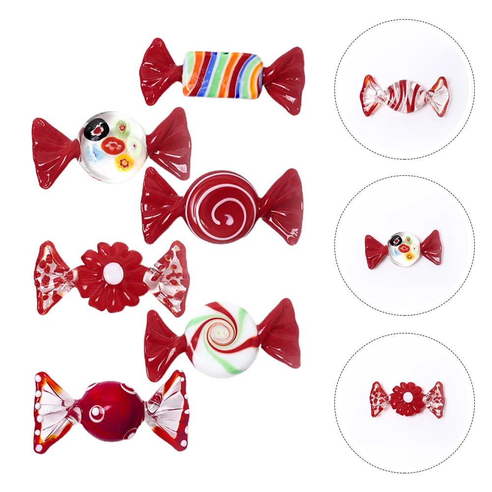 

Candy Glass Ornament Decor Crystalprop Retro Figurines Decoration Favors Party Wedding Dashboard Car Stuffers Basket