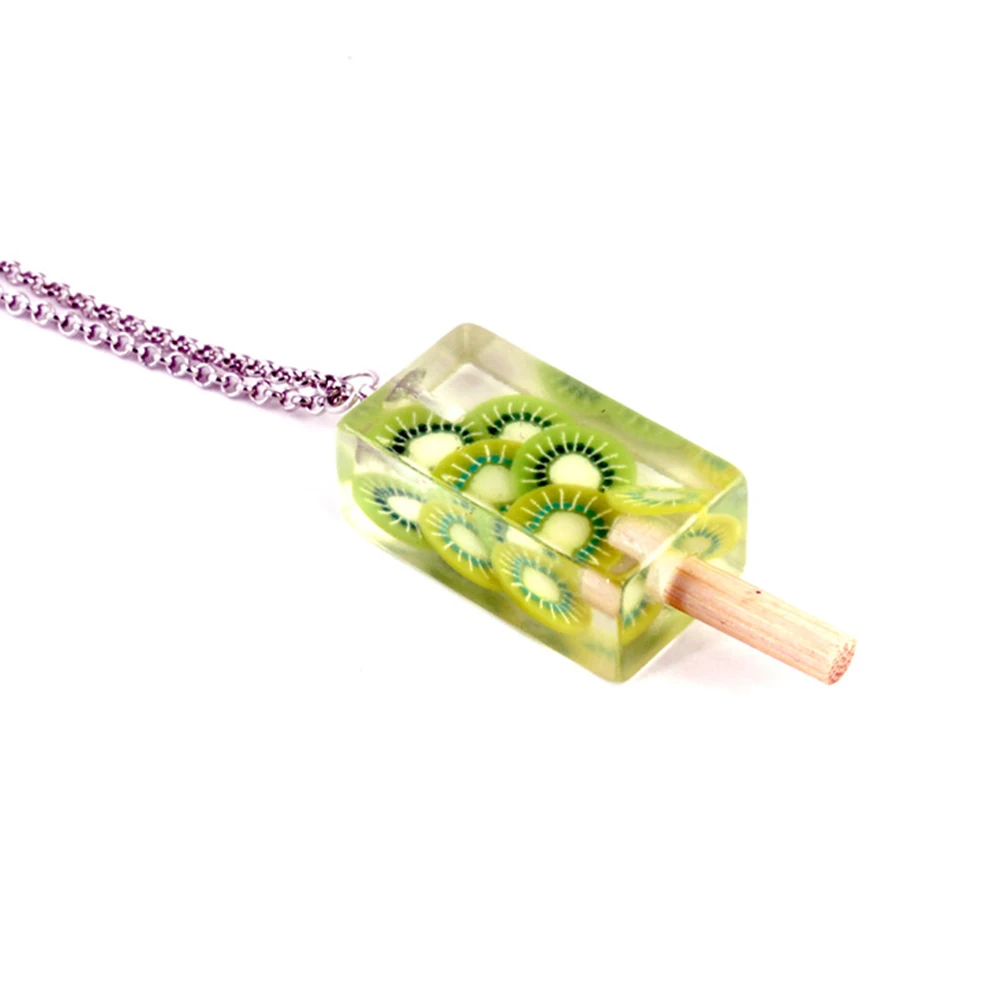 Женское ожерелье с подвеской в виде Фруктового мороженого