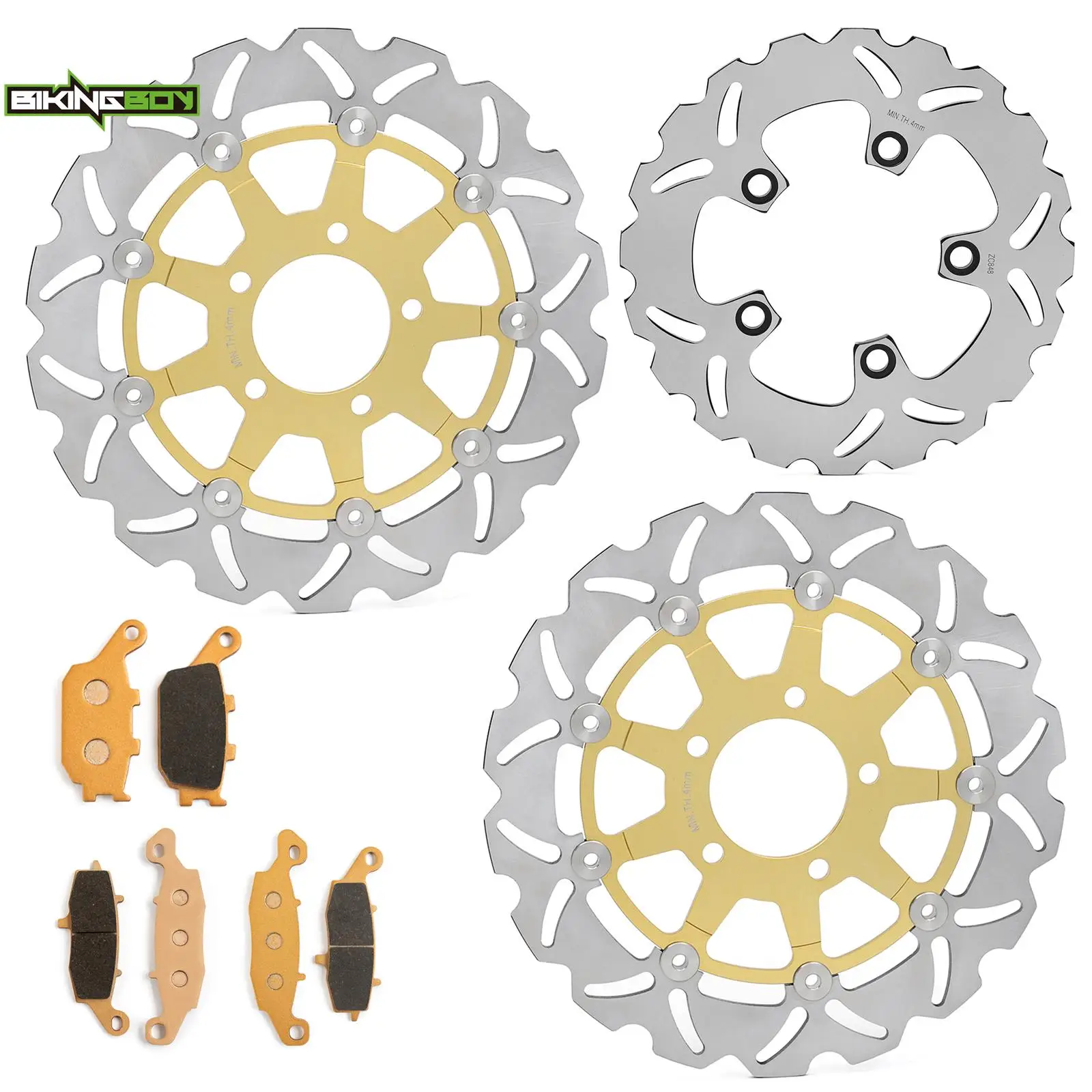 BIKINGBOY для Suzuki SV 650 S 2003-2012 2011 SV650 03 04 05 06 07 08 09 10 K3 K4 K5 K6 Передние и задние тормозные