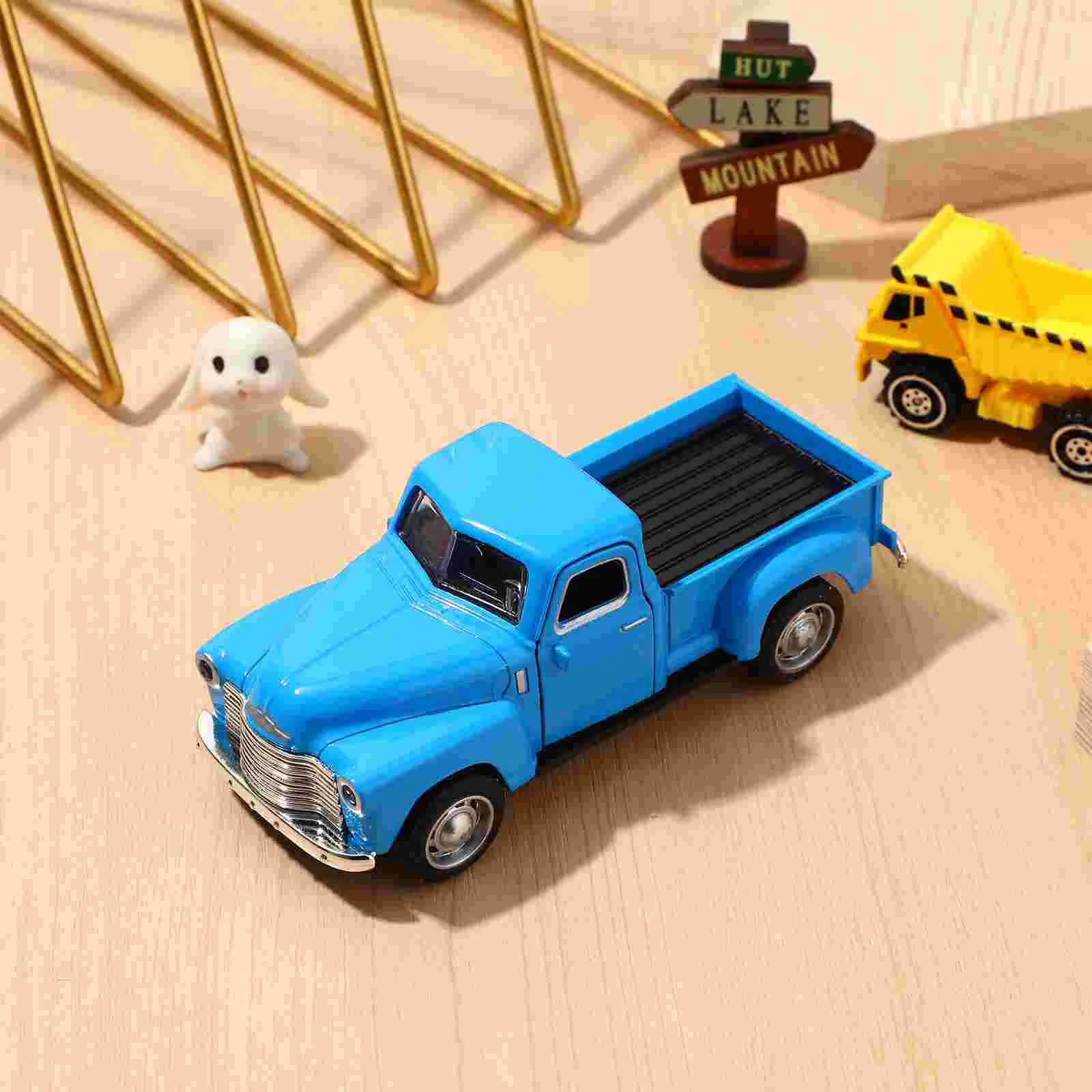 

Модель автомобиля Carinify из сплава, игрушечные грузовики, литье под давлением, имитация старомодного детского пикапа