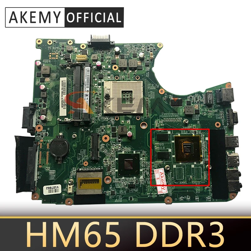 

DABLBDMB8E0 A000080140 For toshiba satellite L750 L755 Motherboard HM65 DDR3 graphics