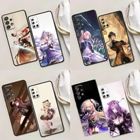 phone case for samsung a31 a32 a41 a42 a51 4g 5g a01 a02 a03s a11 a12 a13 a21s a22 fundas coque hot game genshin impact anime