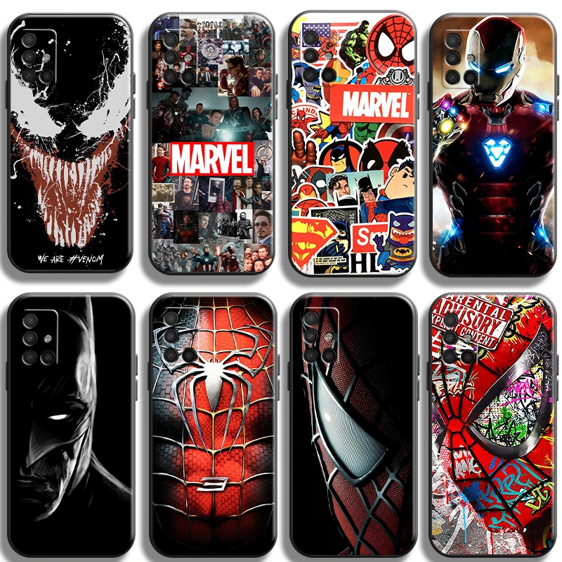 

USA Marvel Comics Phone Cases For Samsung S20 FE S20 S8 Plus S9 Plus S10 S10E S10 Lite M11 M12 S21 Ultra Back Cover Shell