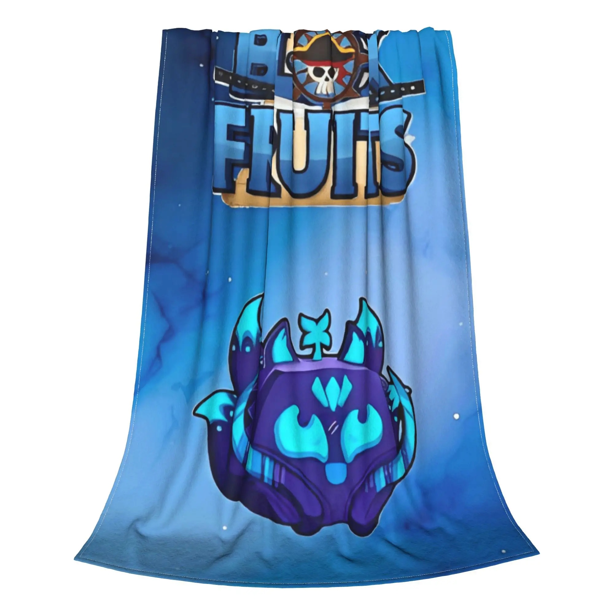 Флисовое одеяло Blox Fruits для игр одеяла Robloxx постельного белья офисное легкое