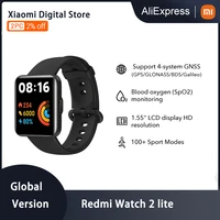global version xiaomi redmi watch 2 lite smart watch bluetooth mi band 1 55 hd gps smartwatch blood oxygen sport bracelet