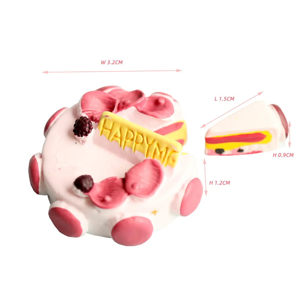 

Lnteresting lovely Simulation Pink Tender Puzzle Reduced Version Model Baby House Mini Miniature Re-ment INS Pink Ros