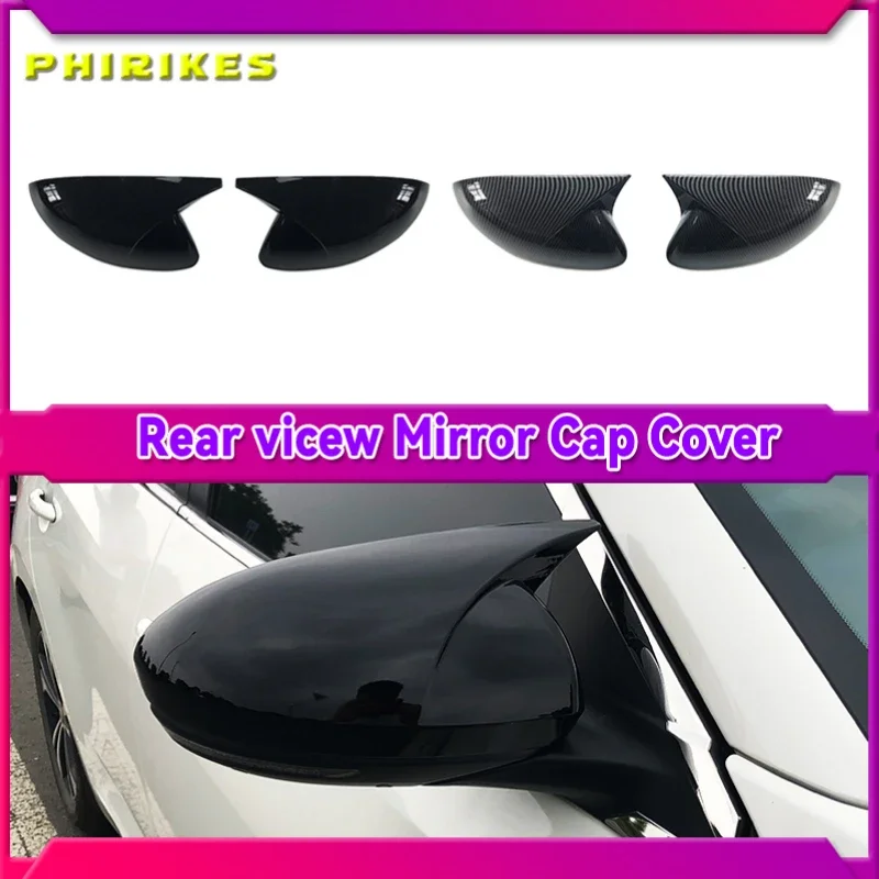 

Auto Left Right Carbon fibre Rear View Mirror Cover Shell Cap Housing For Nissan Sylphy Sentra 2020 2021 Car Rearview mirror