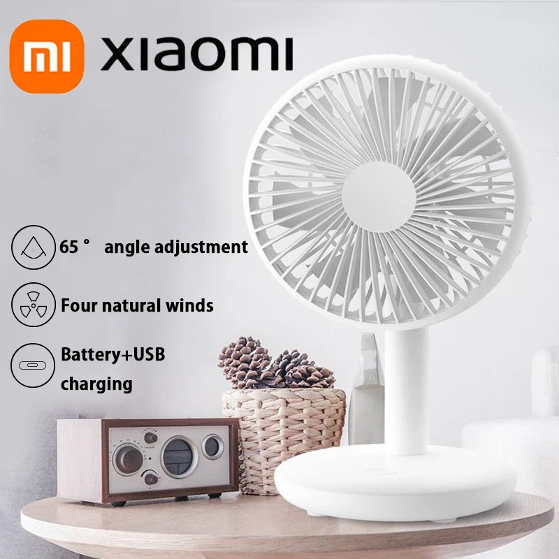 

Настольные Офисные тихие Охлаждающие вентиляторы Xiaomi с аккумулятором 1200 мАч, настольный мини-вентилятор с низким уровнем шума, вентиляторы для дома, офиса, кемпинга на открытом воздухе