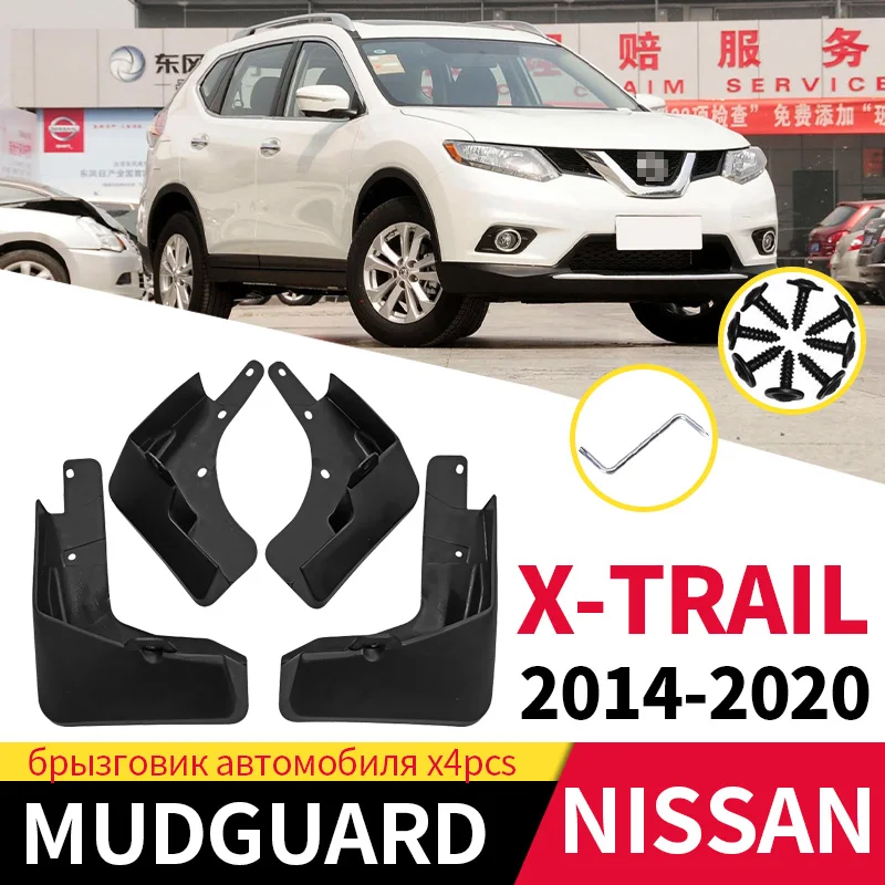 

Mud Flaps For Nissan X-Trail T32 2014-2020 Mudflaps Splash Guard Matte Protection Mudguards Car Accessories Wheel 4PCS