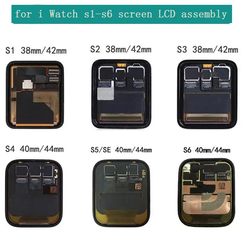 

Original For iWatch SE Display 38/42MM 40/44MM For Apple Watch Series 1 2 3 4 5 6 LCD Display Touch Screen Digitizer LCD
