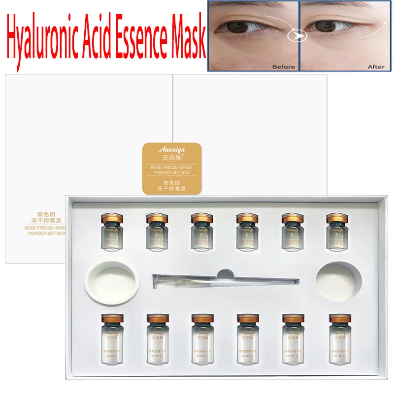 

Корейская маска-эссенция с гиалуроновой кислотой, Антивозрастная чудесная маска, укрепляющая Отбеливающая увлажняющая маска для лица, набор для ухода за кожей