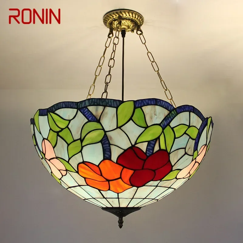 Подвесной светильник RONIN Tiffany светодиодный ретро-креативный для гостиной