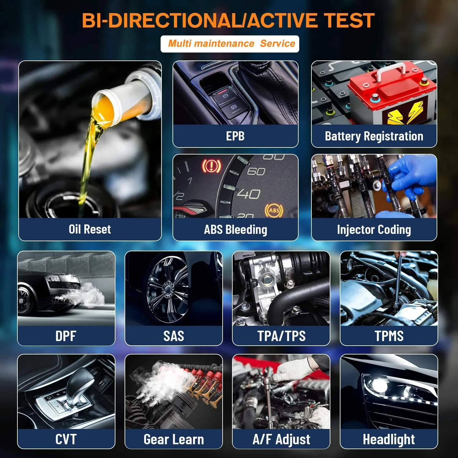 Фото Диагностический сканер FOXWELL NT510 Elite для Subaru OBD2: комплексная диагностика всех систем, считывание кодов, активные тесты, кодирование ЭБУ, инструмент для диагностики автомобилей OBD2 №4