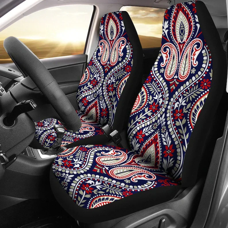 

Red Elegant Car Seat Covers Pair, 2 Front Seat Covers, Car Seat Covers, Car Seat Protector, Car Accessory