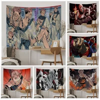 japan anime jujutsu kaisen ryomen sukuna wall tapestry bohemian wall tapestries mandala japanese tapestry
