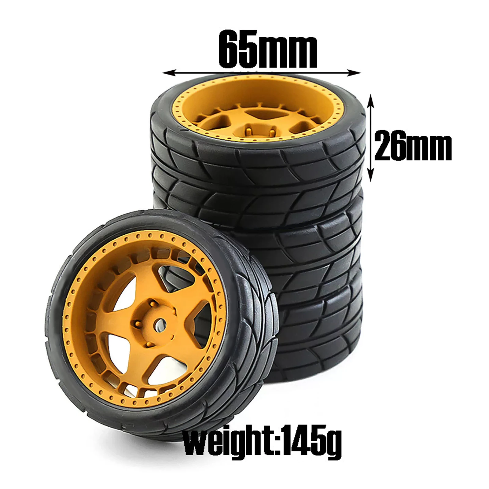 4 шт. детали и колеса 12 мм Шестигранник для HPI HSP 1:10 гоночный автомобиль на