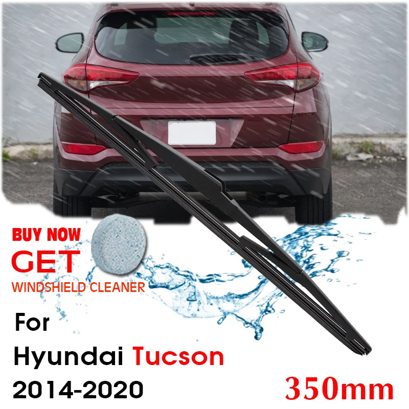

Car Wiper Blade Rear Back Window Windscreen Windshield Wipers For Hyundai Tucson Hatchback 350 mm 2014-2020 Auto Accessories
