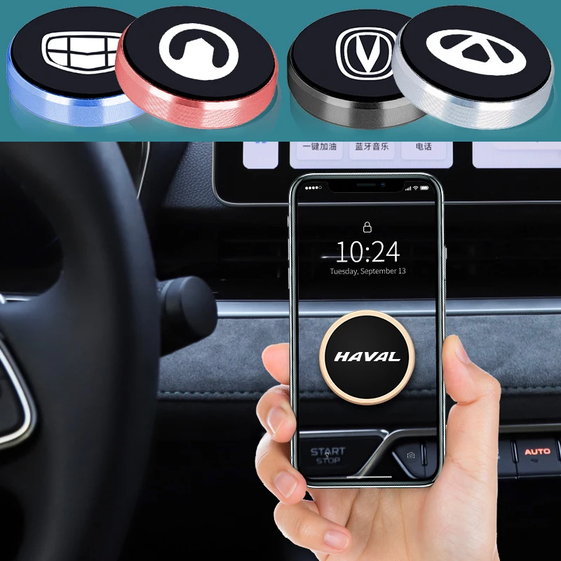 

Car Metal Round Magnetic Mobile Phone Mobile Bracket for Great Wall Poer M4 Voleex C30 Pao Wingle 5 Haval H2 H3 H4 Accessories