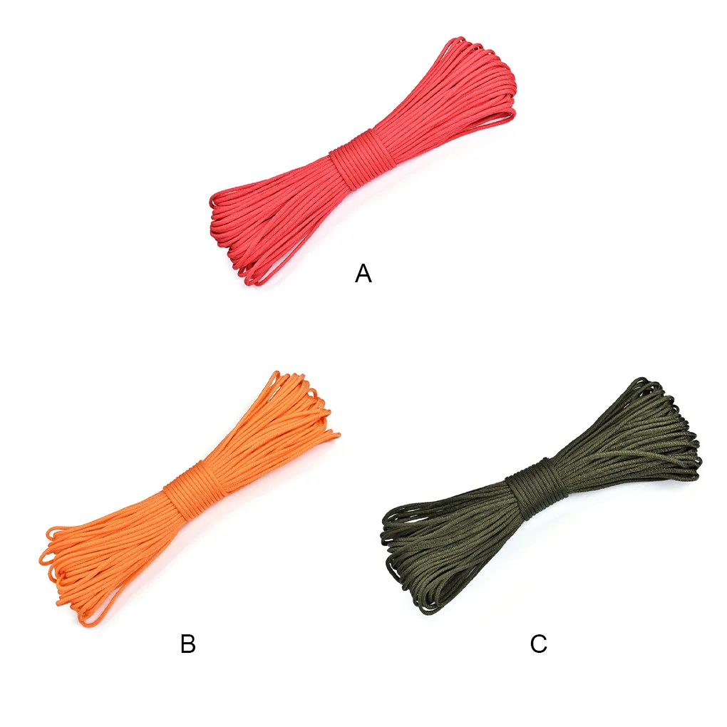 

Веревка для скалолазания, 9 нитей, Зеленый Нейлоновый Шнур для выживания на открытом воздухе, 550 фунтов, портативный Паракорд, ошейник для до...