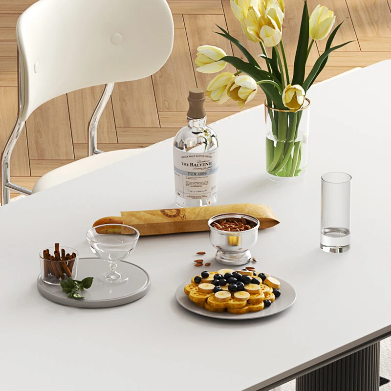 Французский винтажный обеденный стол из массива дерева итальянский минимализм