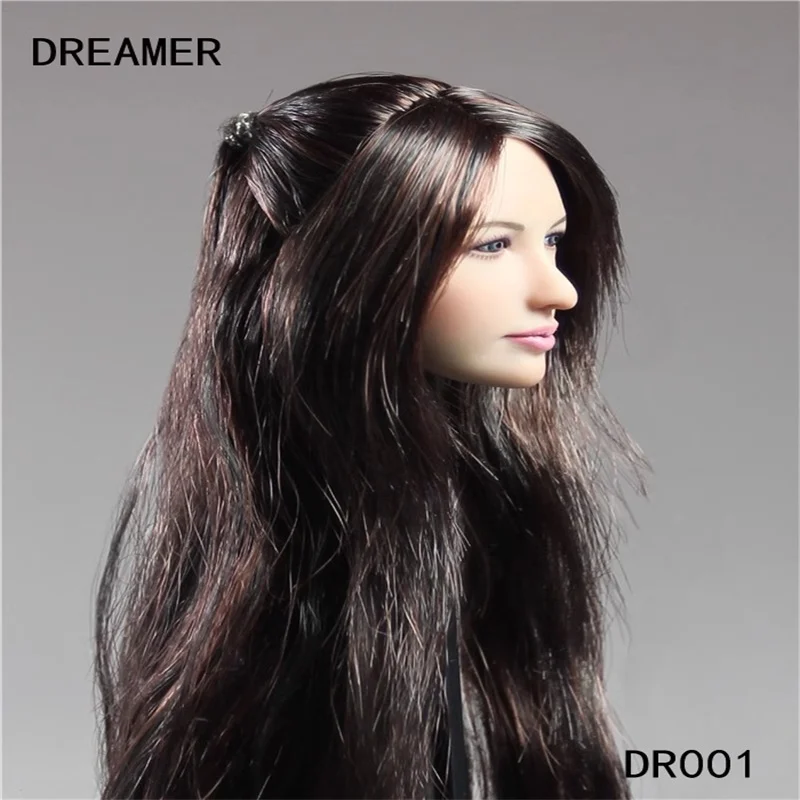 DREAMER DR001 1/6 солдат длинные волосы красота голова резьба скульптура модель игрушки