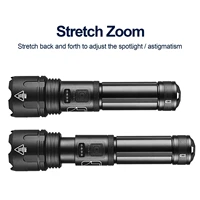 super bright zoom usb flashlight rechargeable flashlights magnetic led flashlight tactical flashlight for camping emergency
