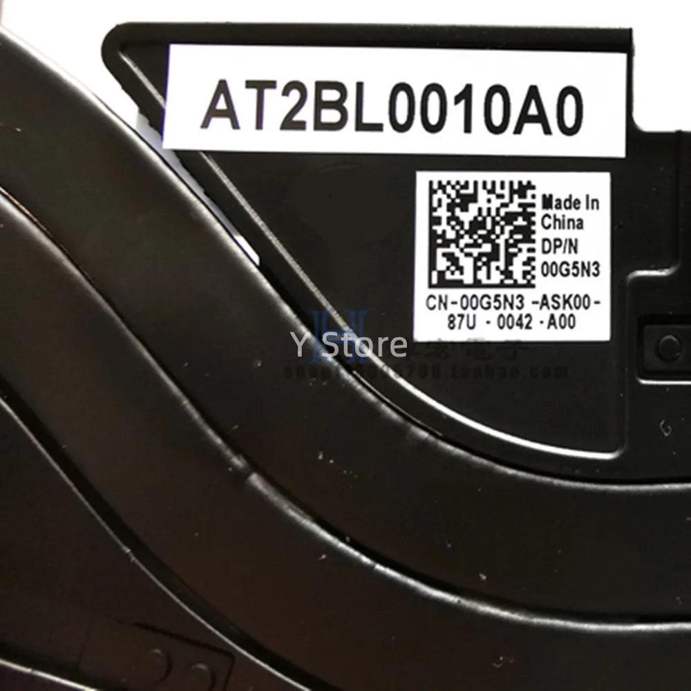 Фото Y Store новый оригинальный для DELL XPS 15 9570 M5530 радиатор медная трубка 00G5N3 0G5N3 AT2BL0010A0 быстрая доставка №2