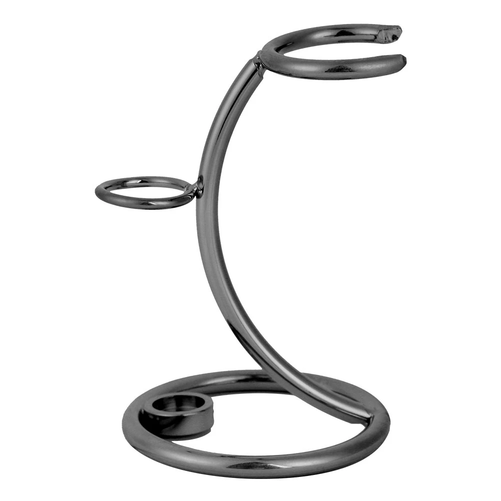 

Men Shaving Tool Holder Beard Shaver Razor Brush Stand Rack (Gun-color)