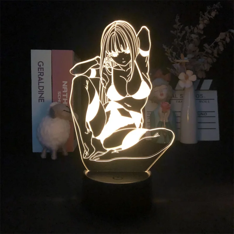 

APP Control Desk 3d Lamp Anime Led Night Light Darling In The Franxx Zero Two for Child Bedroom Birthday Gift