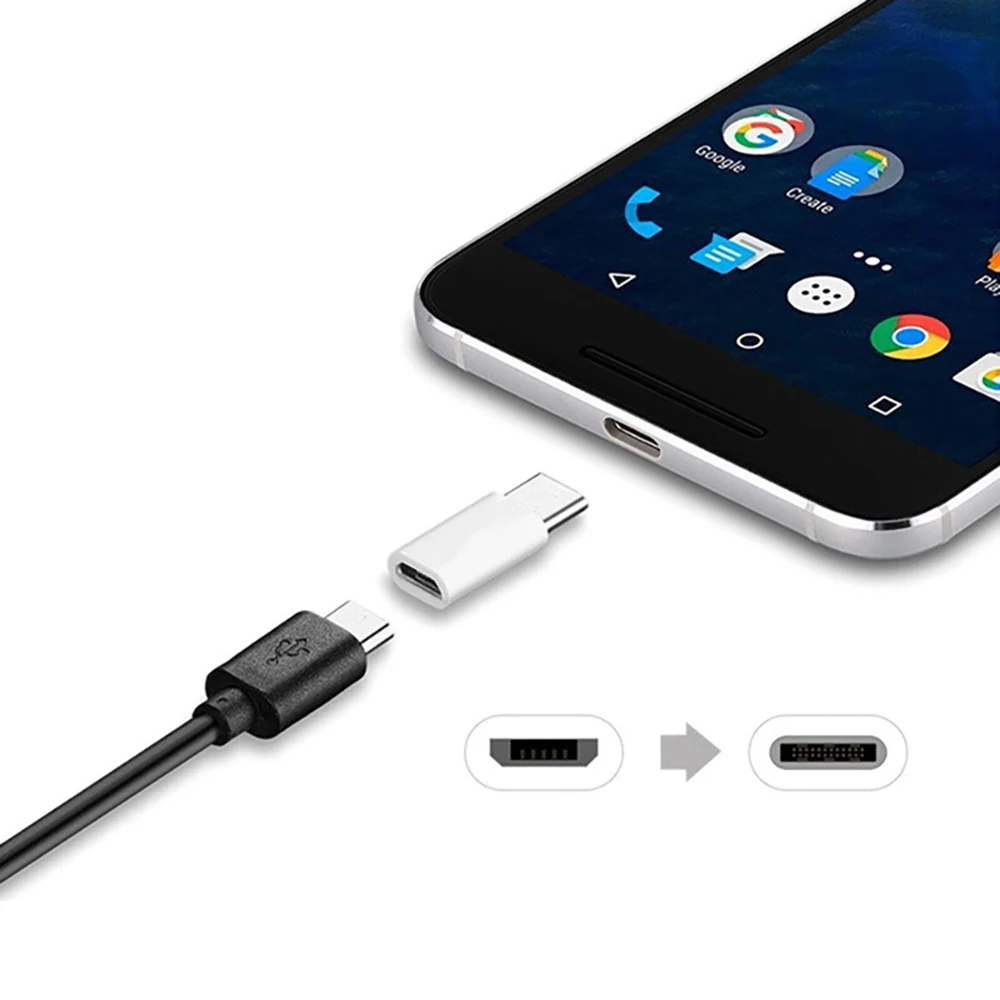 

Micro USB Female To Type C Male Adapter for Xiaomi Mi 8 Redmi Note 7 Huawei P20 P30 Lite Oneplus 6 Samsung Galaxy A7 S8 Plus S9