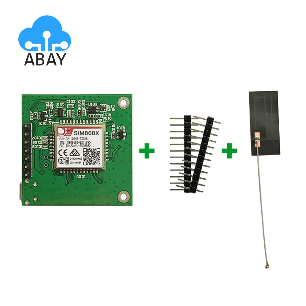 

SIMCOM SIM868E Breakout Board 2G GPS GSM GPRS Module SIM868E Development Board Testing Kit 1800MHz 900MHz