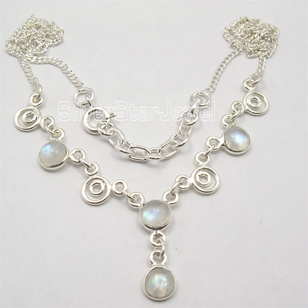 

Semi-precious Stone Necklace 17.7"