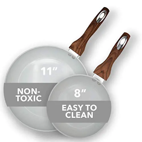 

Phantom 8" & 11" Frypan Wood Handle & Aluminum Body –Gray
