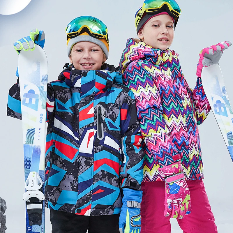 2022 Winter Hoodie Girls Coat Sport Fleece Boys Jackets Thick Warm Children Parkas Windproof Kids Overcoat Outdoor Teen Outfits