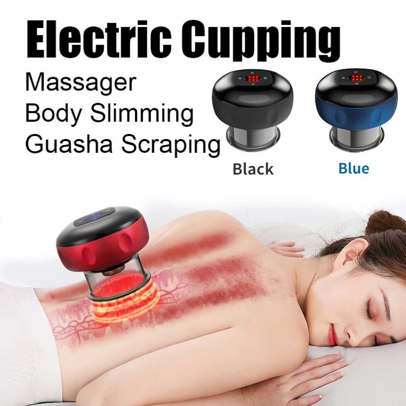 Cupping Set Electric Vacuum Cupping Massage Cupping Therapy Set Gua Sha Massage Tool Cellulite Massager Fat Burning Slimming
