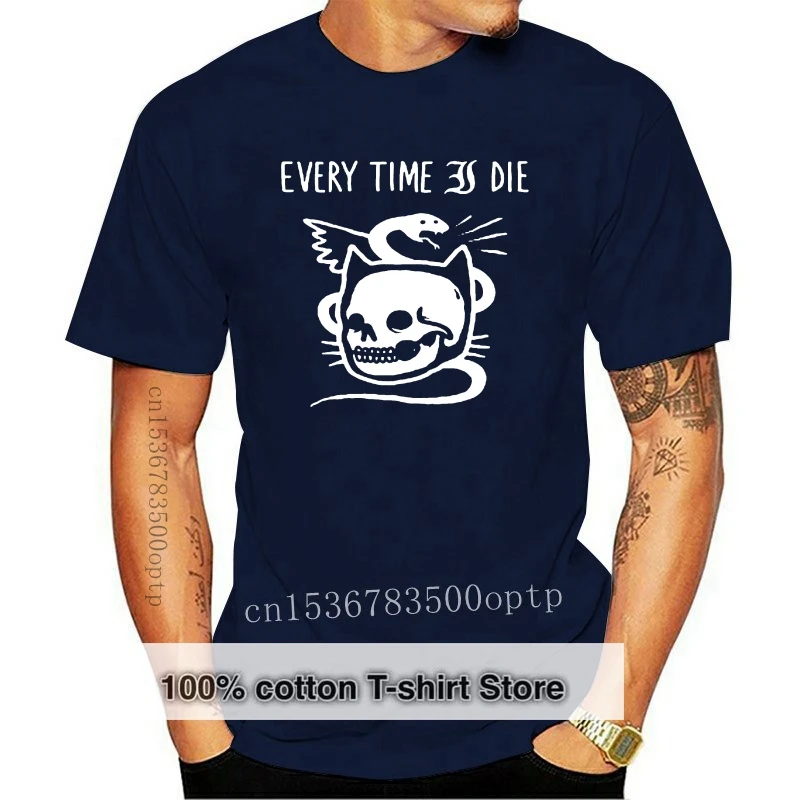 

Every Time I Die Logo Metalcore Band Mens Black T-Shirt Size S to 3XL