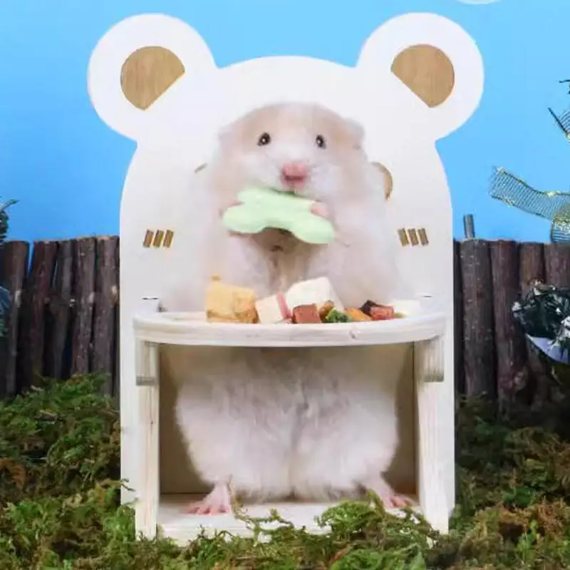 Маленький стул для животных маленький хомяк аксессуары клетки с подносом