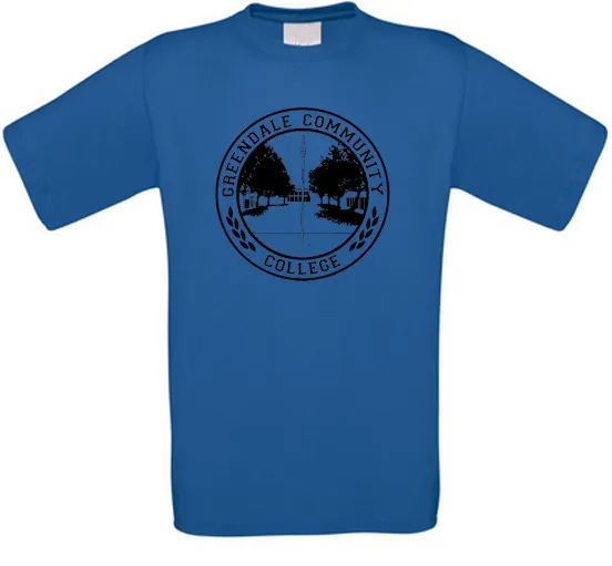 Футболка с изображением колледжа университета сериала Greendale
