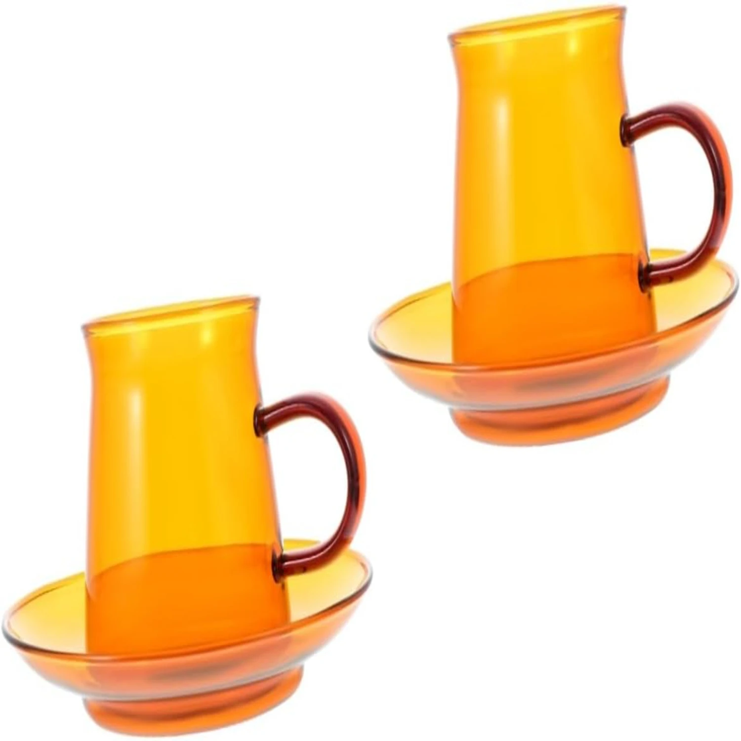 Винтажные 2 набора великолепных чашек и блюдец для чая с горячим шоколадом —