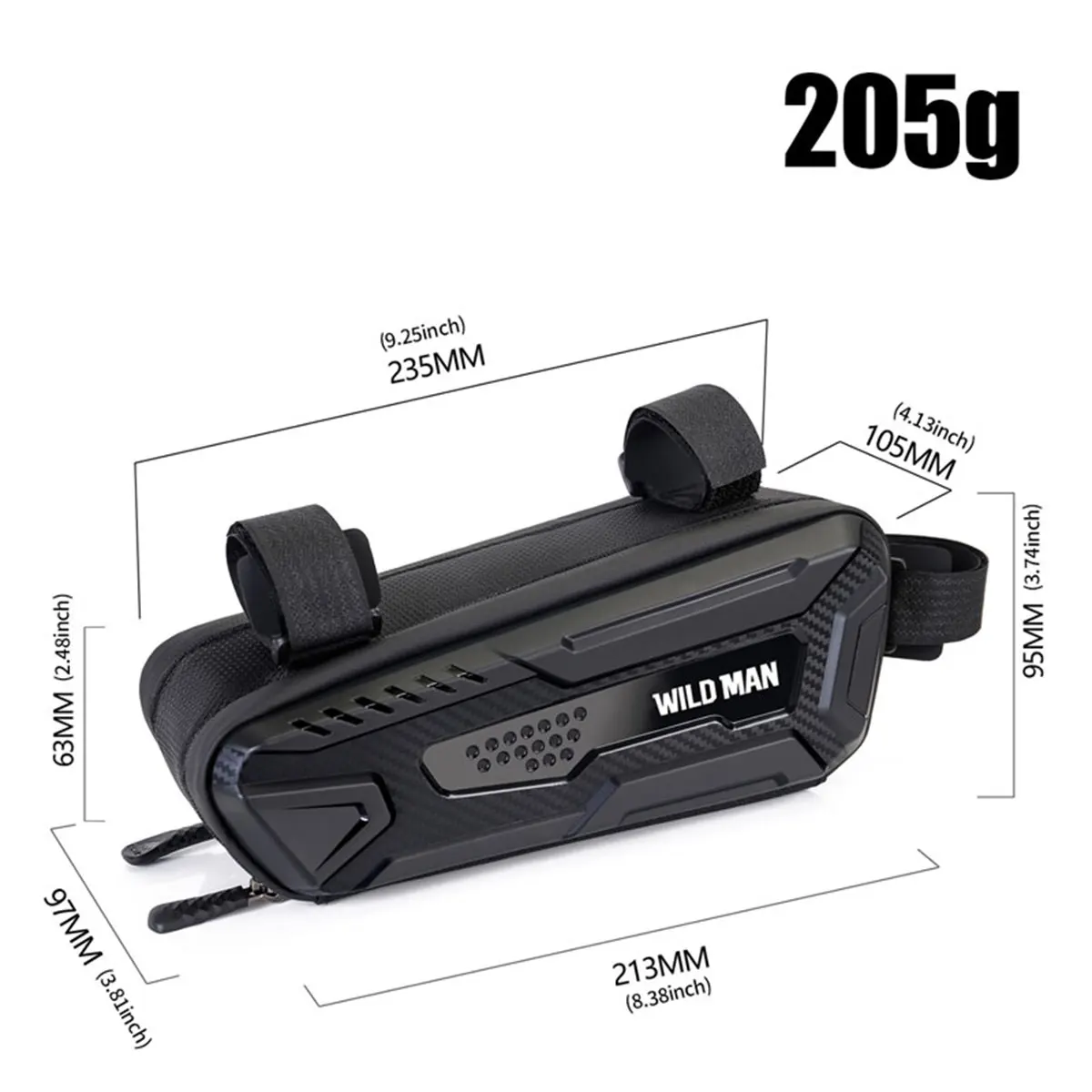 Треугольная велосипедная сумка WILD MAN M40 жесткий корпус для горного велосипеда с